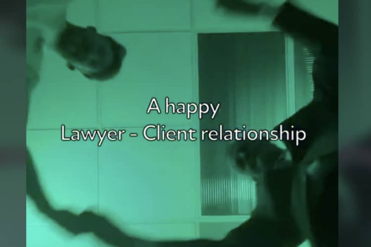 Establishing a happy lawyer-client relationship.